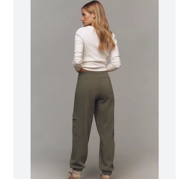 Powder Packed Pants
DAILY PRACTICE BY ANTHROPOLOGIE 
NWT
Color- Green - Picture 4 of 7
